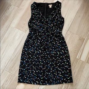 J. Crew Black Fitted Sleeveless Dress